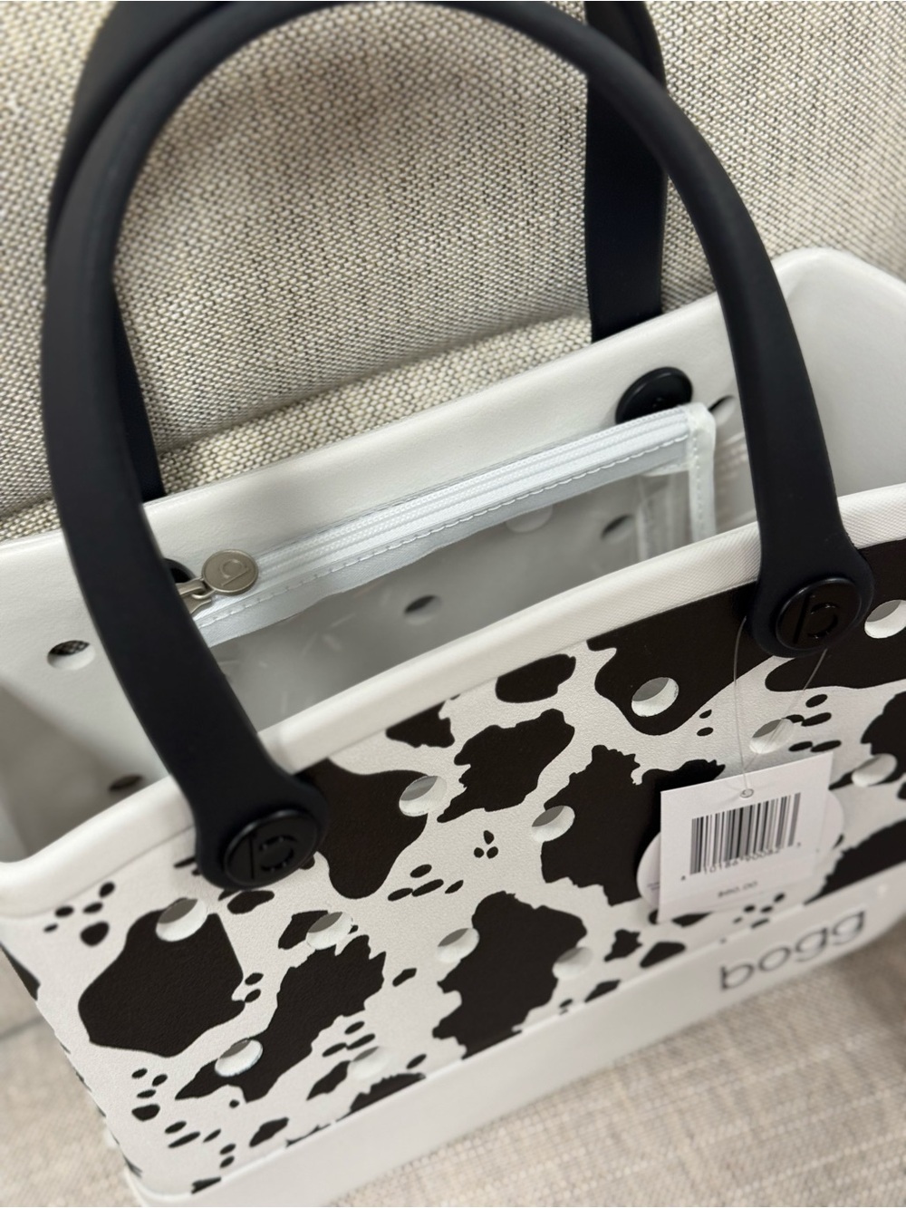 Bogg bag cow print size small - Picture 2 of 3